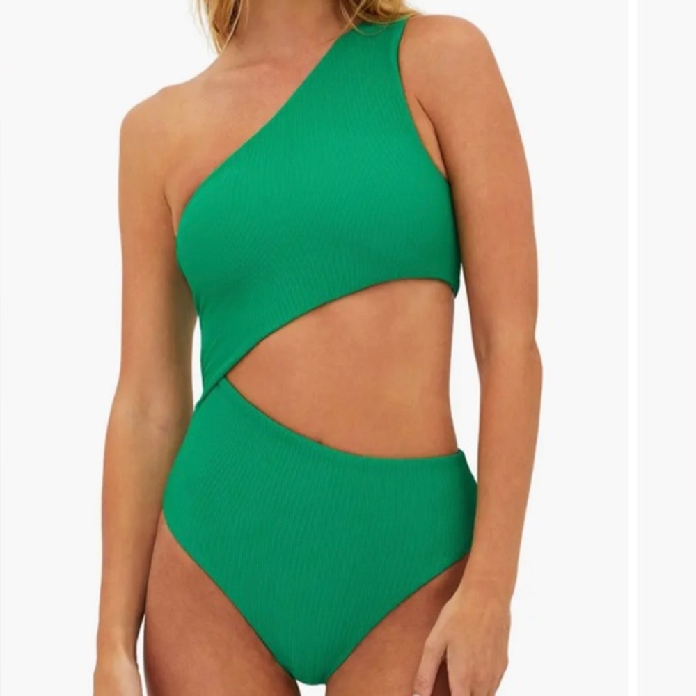 Beach Riot Celine Cutout One-Shoulder One-Piece Swimsuit